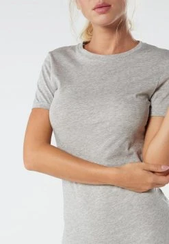 Intimissimi Damen T-Shirt Basic - Grigio Melange -INTIMISSIMI Verkäufe 917e2e4fb03840488484ec7bf86fb3f1