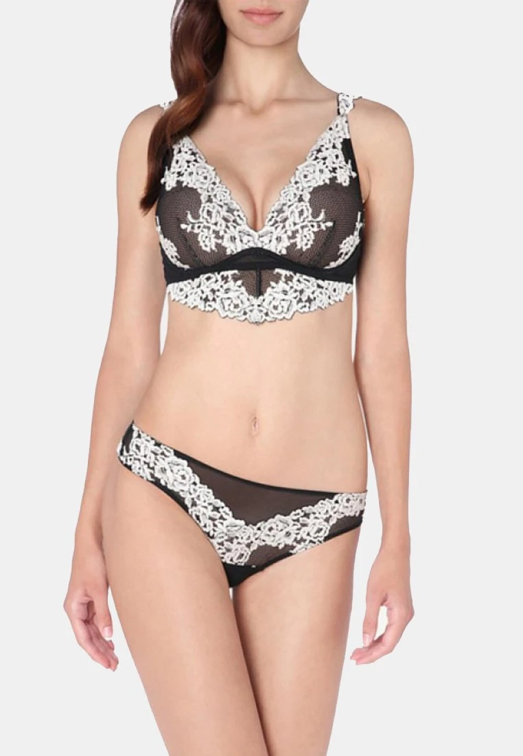 Intimissimi Damen TANGA PRETTY FLOWERS - String - Black 4 Intimissimi Damen TANGA PRETTY FLOWERS - String - Black – Bild 2