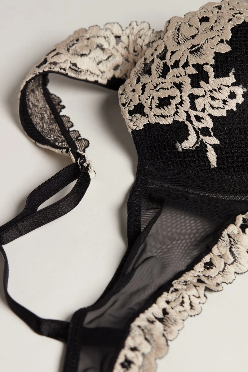 Intimissimi Damen SOFIA PRETTY FLOWERS - Balconette BH - Nero/ivory 9 Intimissimi Damen SOFIA PRETTY FLOWERS - Balconette BH - Nero/ivory – Bild 7