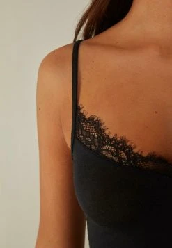 Intimissimi Damen Unterhemd/-shirt - Schwarz Black -INTIMISSIMI Verkäufe 9546353d0dff4d33a55954cf768aa996