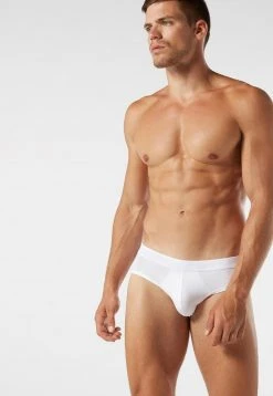 Intimissimi Herren SLIP MIT LOGO AUS MIKROFASER - Slip - Bianco