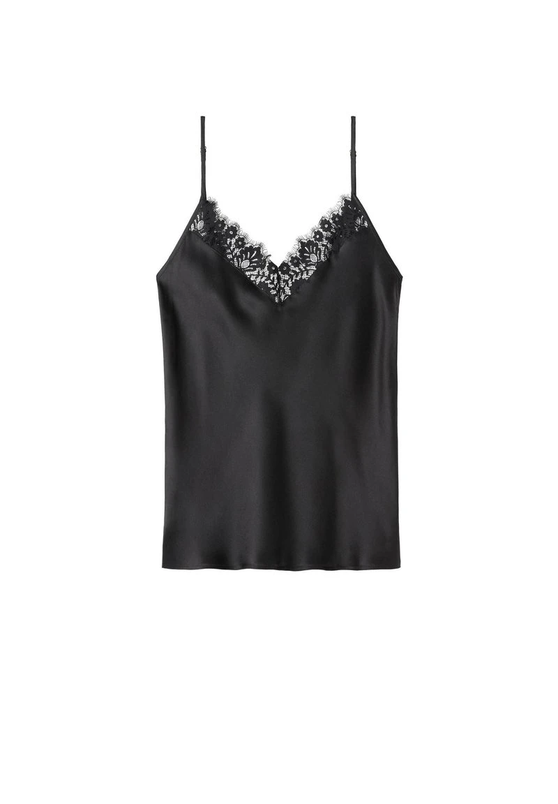 Intimissimi Damen SEIDEN HEART BEAT - Nachtwäsche Shirt - Schwarz Black 7 Intimissimi Damen SEIDEN HEART BEAT - Nachtwäsche Shirt - Schwarz Black – Bild 5