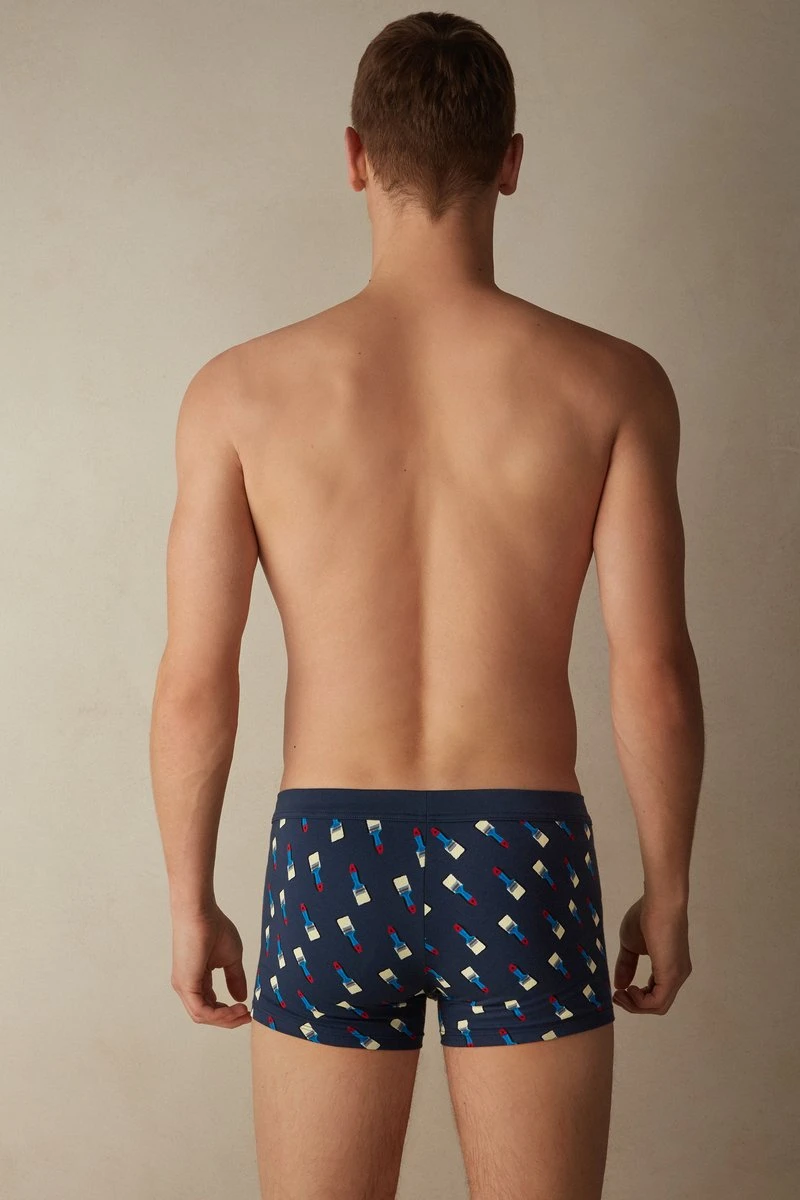 Intimissimi Herren MIT PINSELPRINT - Panties - Blau I Denim Blue 4 Intimissimi Herren MIT PINSELPRINT - Panties - Blau I Denim Blue – Bild 2