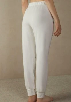 Intimissimi Damen Nachtwäsche Hose - Elfenbein Powder White Black -INTIMISSIMI Verkäufe 989c17ffcc864820ac1dbb15a63dc32c