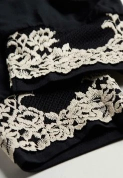 Intimissimi Damen MIT BÜNDCHEN PRETTY FLOWER - Nachtwäsche Hose - Nero/ivory -INTIMISSIMI Verkäufe 999727599d904d919bba583924679865