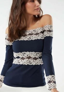 Intimissimi Damen PRETTY FLOWERS - Langarmshirt - Multifarben - 347i - Blu Intenso/vanilla -INTIMISSIMI Verkäufe 9b2ca689365942b781d4d97e8c7a9e62