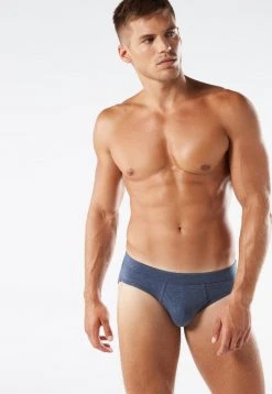 Intimissimi Herren SUPIMA - Slip - Denim Mel