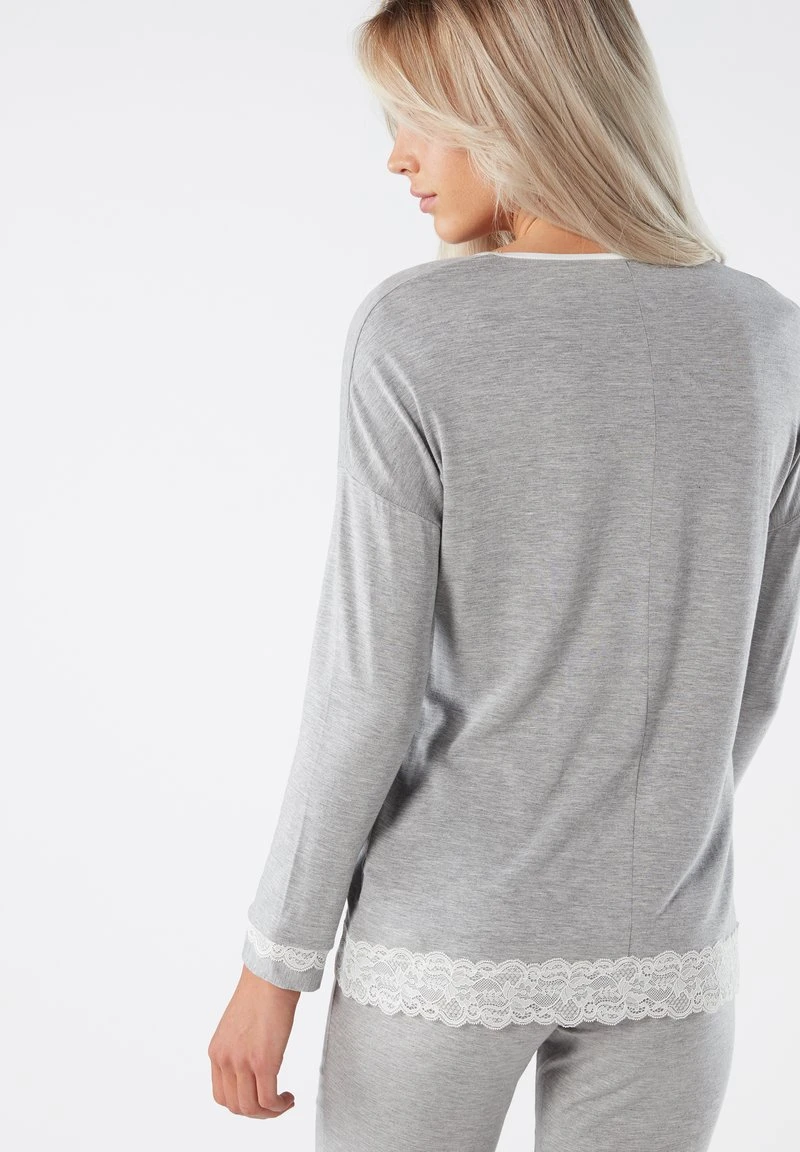 Intimissimi Damen Nachtwäsche Shirt - Grey 4 Intimissimi Damen Nachtwäsche Shirt - Grey – Bild 2