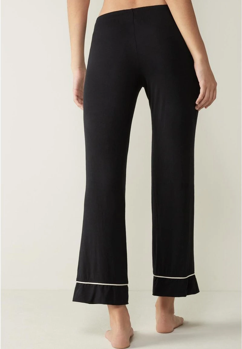 Intimissimi Damen PRETTY FLOWER - Nachtwäsche Hose - Nero/ivory 4 Intimissimi Damen PRETTY FLOWER - Nachtwäsche Hose - Nero/ivory – Bild 2