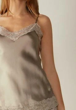Intimissimi Damen Nachtwäsche Shirt - Dust Beige