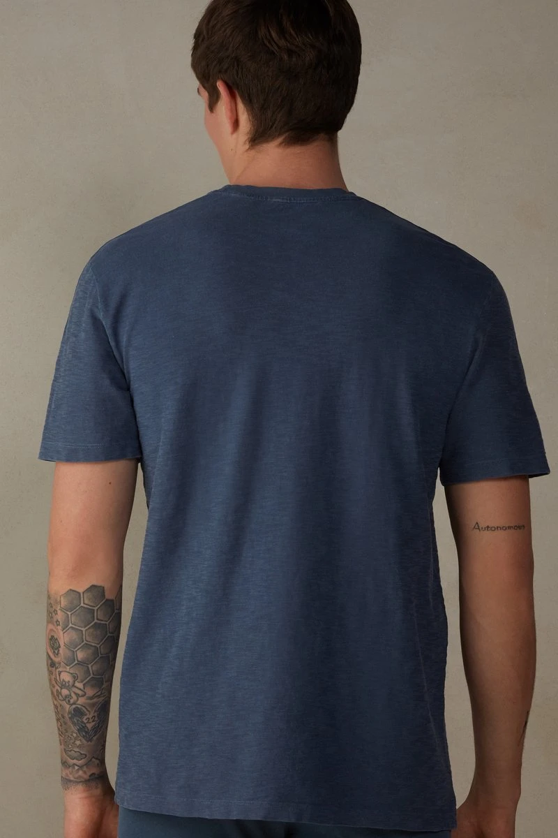 Intimissimi Herren T-Shirt Basic - Dark Blue 4 Intimissimi Herren T-Shirt Basic - Dark Blue – Bild 2