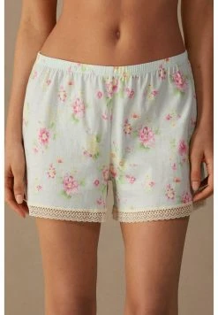 Intimissimi Damen Nachtwäsche Hose - Pastellblau Blumenprint