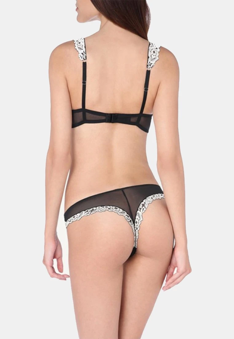 Intimissimi Damen TANGA PRETTY FLOWERS - String - Black 6 Intimissimi Damen TANGA PRETTY FLOWERS - String - Black – Bild 4
