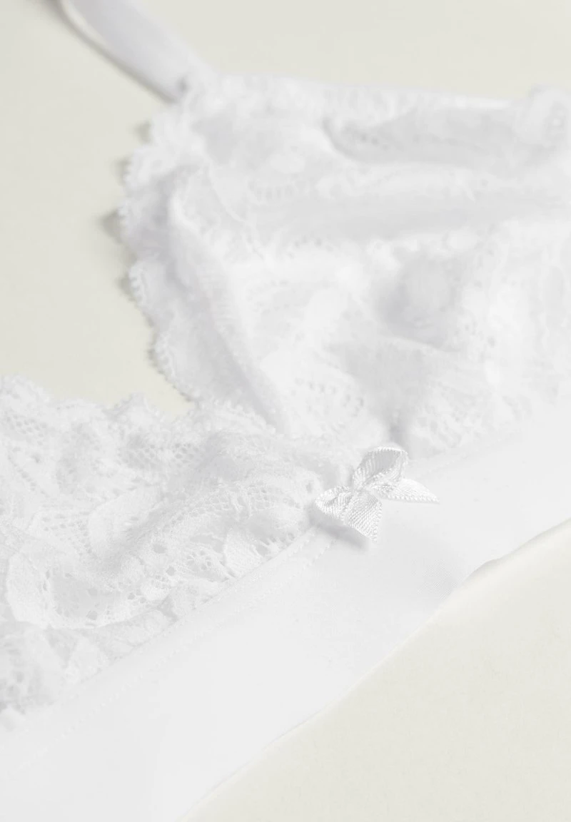 Intimissimi Damen EMMA AUS SPITZE - Triangel BH - Weiß 9 Intimissimi Damen EMMA AUS SPITZE - Triangel BH - Weiß – Bild 7
