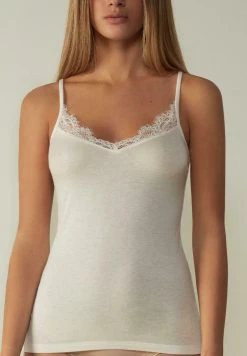 Intimissimi Damen Unterhemd/-shirt - Elfenbein Natural Vanilla