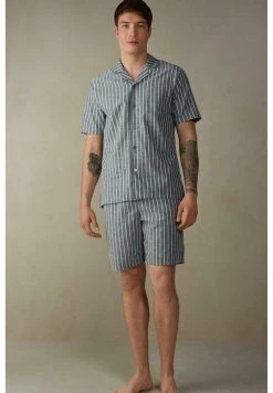 Intimissimi Herren Nachtwäsche Set - Hellgrau Gestreift