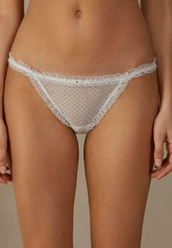 Intimissimi Damen LITTLE PLEASURES - Slip - Puderweiss Schwarz