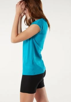 Intimissimi Damen HALBARM - Nachtwäsche Shirt - Blu Intenso 11 Intimissimi Damen HALBARM - Nachtwäsche Shirt - Blu Intenso -INTIMISSIMI Verkäufe b24c303d2ca541ab88473d0d7d76f626