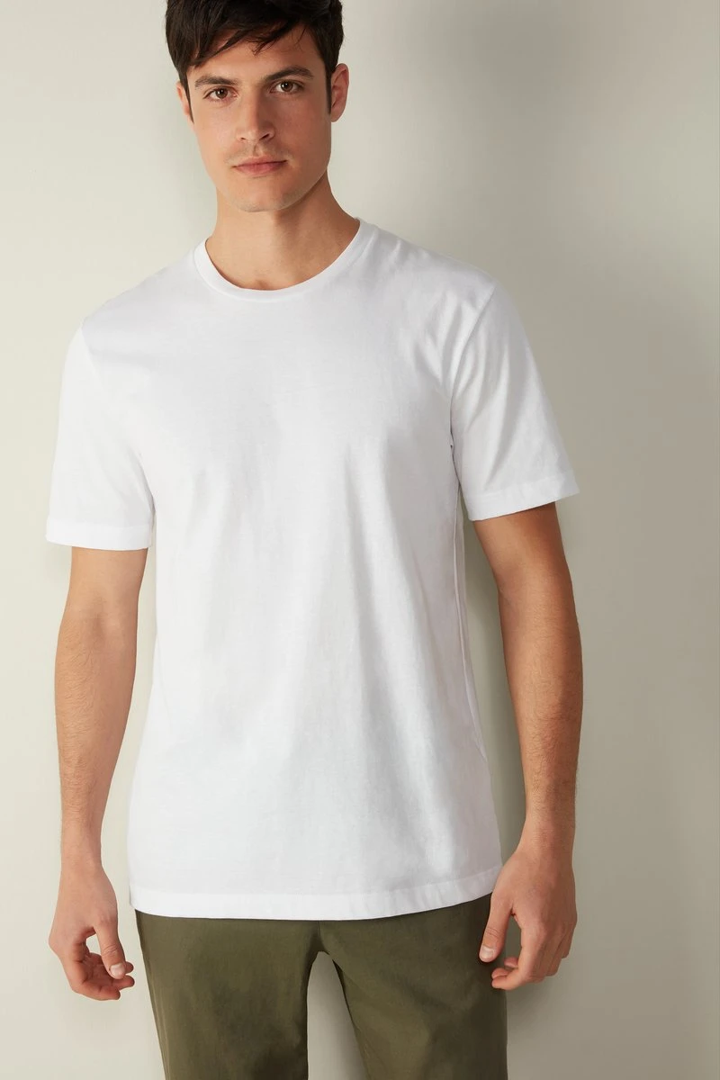 Intimissimi Herren T-Shirt Basic - Bianco 3 Intimissimi Herren T-Shirt Basic - Bianco