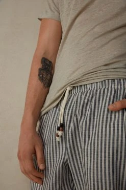 Intimissimi Herren Stoffhose - Blue Stripes White Linen -INTIMISSIMI Verkäufe b5f3a523f5bf49f7b6f720063727bc64