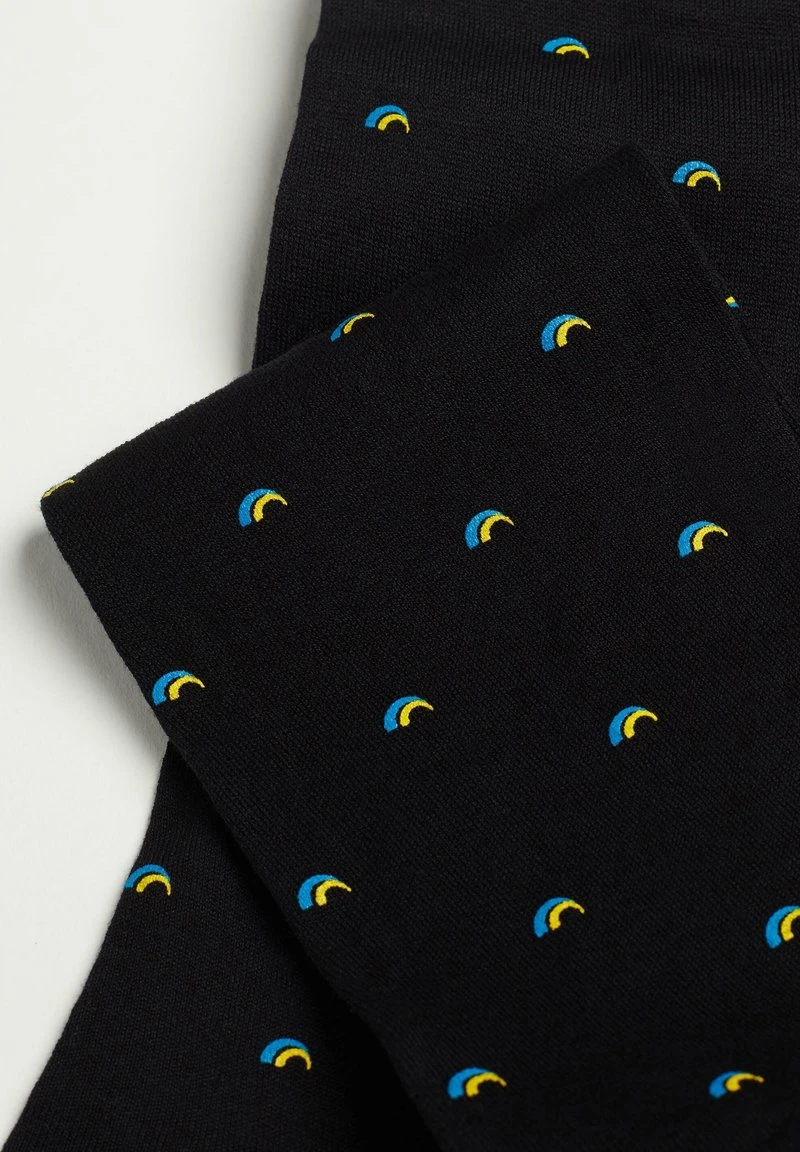 Intimissimi Herren Socken - Schwarz/black Waves Print 5 Intimissimi Herren Socken - Schwarz/black Waves Print – Bild 3