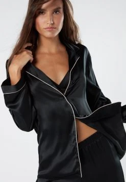 Intimissimi Damen Nachtwäsche Shirt - Black -INTIMISSIMI Verkäufe b8fe99bb39f140c89c455962df4e5061