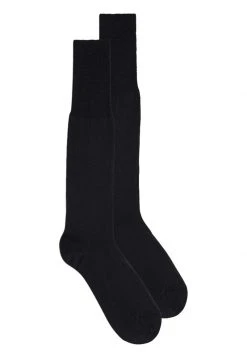 Intimissimi Herren LANGE STRÜMPFE AUS SATINIERTER, MERCERISIERTER BAUMWOLLE - Kniestrümpfe - Antracite