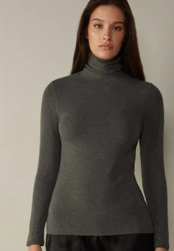Intimissimi Damen Strickpullover - Dunkelgrau