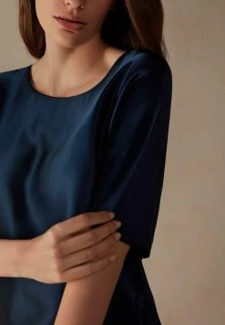 Intimissimi Damen T-Shirt Basic - Intensivblau -INTIMISSIMI Verkäufe c236e713f030400f922ab1f2250b72b4