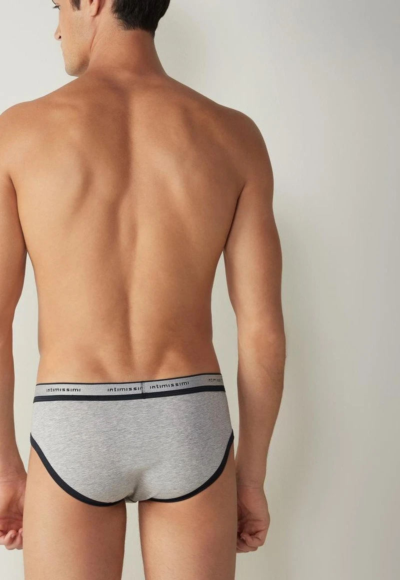 Intimissimi Herren MIT LOGO - Slip - Blau - 387i - Light Grey Blend / Midnight Blue 4 Intimissimi Herren MIT LOGO - Slip - Blau - 387i - Light Grey Blend / Midnight Blue – Bild 2