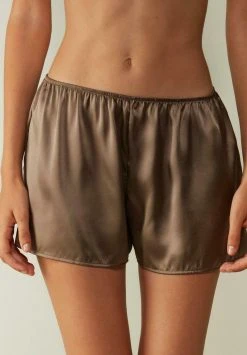 Intimissimi Damen Nachtwäsche Hose - Braun Walnut Brown