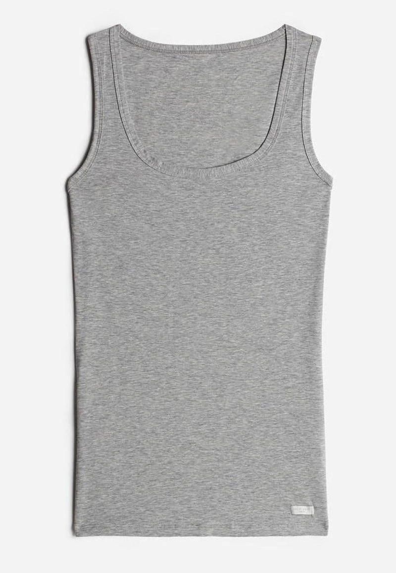 Intimissimi Damen TRÄGER-SHIRT MIT BREITEN TRÄGERN AUS NATURBAUMWOLLE - Unterhemd/-shirt - Grigio Melange 6 Intimissimi Damen TRÄGER-SHIRT MIT BREITEN TRÄGERN AUS NATURBAUMWOLLE - Unterhemd/-shirt - Grigio Melange – Bild 4