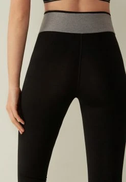 Intimissimi Damen Tights - Black/mid Grey Melange -INTIMISSIMI Verkäufe c94ce1be6dd94facab3f063e64cd9ec5
