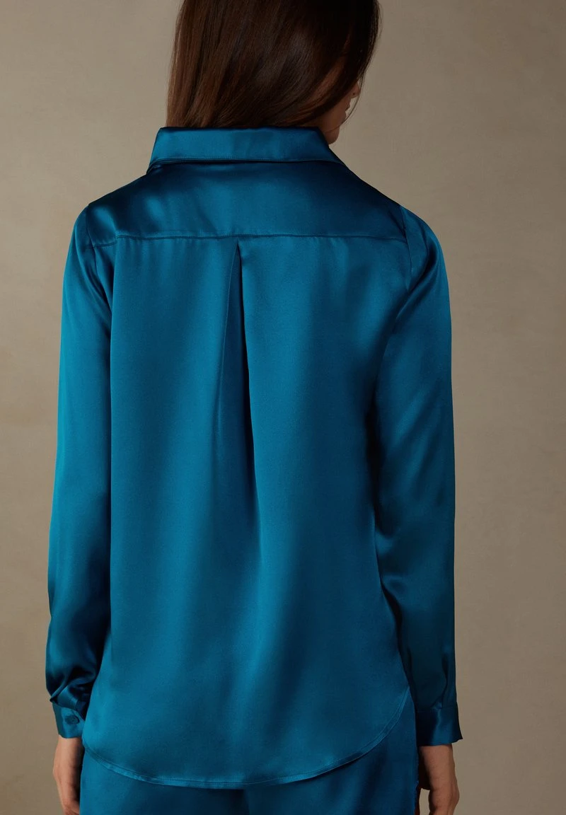 Intimissimi Damen Hemdbluse - Sprühblau 4 Intimissimi Damen Hemdbluse - Sprühblau – Bild 2