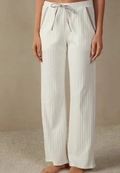 Intimissimi Damen Nachtwäsche Hose - Elfenbein Powder White