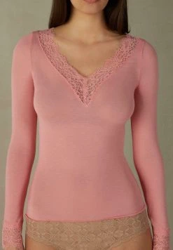 Intimissimi Damen Bluse - Hellrosa Bonbon Pink