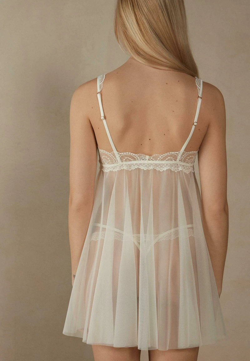 Intimissimi Damen JARDIN D'AMOUR - Nachthemd - Puderweiss 4 Intimissimi Damen JARDIN D'AMOUR - Nachthemd - Puderweiss – Bild 2