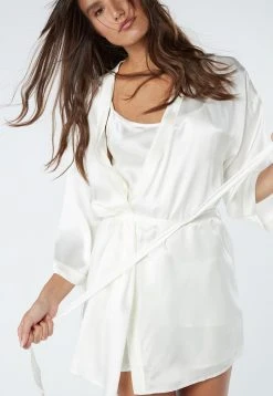Intimissimi Damen KIMONO AUS SEIDE - Bademantel - Talco