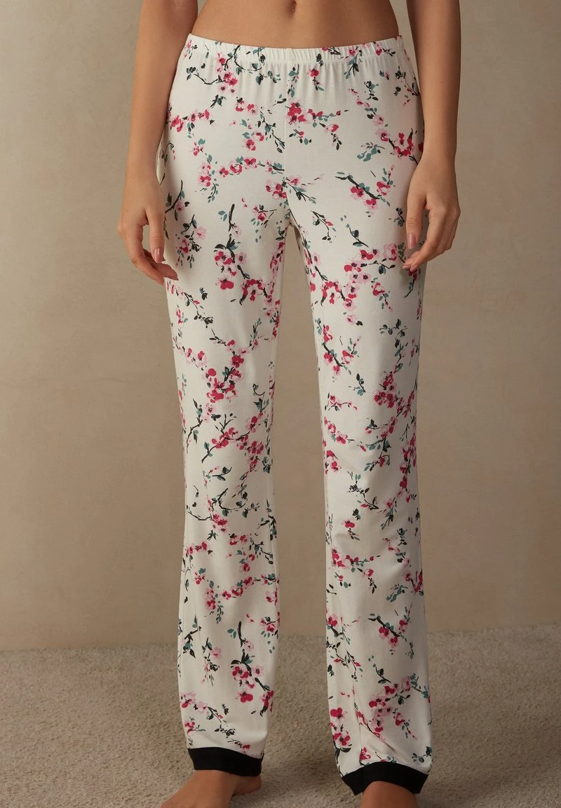 Intimissimi Damen BLOOM BLOSSOM - Nachtwäsche Hose - Puderweiss Blumenprint 3 Intimissimi Damen BLOOM BLOSSOM - Nachtwäsche Hose - Puderweiss Blumenprint