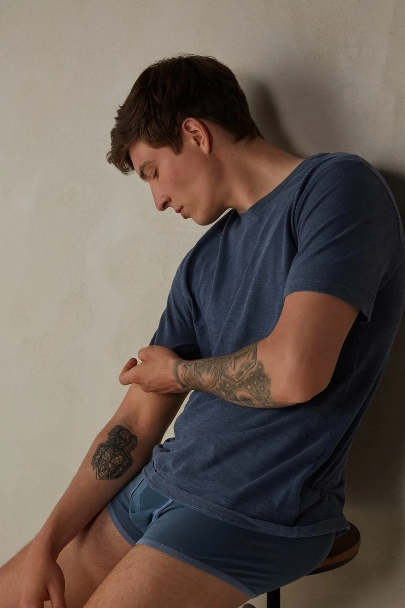 Intimissimi Herren T-Shirt Basic - Dark Blue 6 Intimissimi Herren T-Shirt Basic - Dark Blue – Bild 4