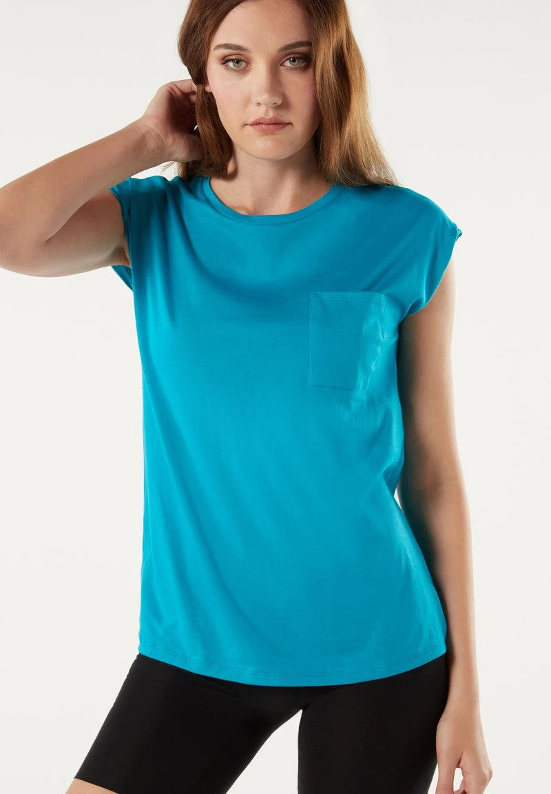 Intimissimi Damen HALBARM - Nachtwäsche Shirt - Blu Intenso 3 Intimissimi Damen HALBARM - Nachtwäsche Shirt - Blu Intenso