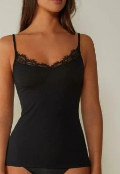 Intimissimi Damen Unterhemd/-shirt - Schwarz Black
