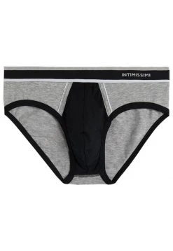 Intimissimi Herren Slip - Schwarz - I - Black/light Grey Blend -INTIMISSIMI Verkäufe d7679607a6ab460a89bd07e78049f377