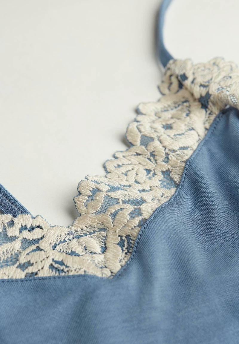 Intimissimi Damen MICROMODAL PRETTY FLOWERS - Unterhemd/-shirt - Babyblau Elfenbein 7 Intimissimi Damen MICROMODAL PRETTY FLOWERS - Unterhemd/-shirt - Babyblau Elfenbein – Bild 5