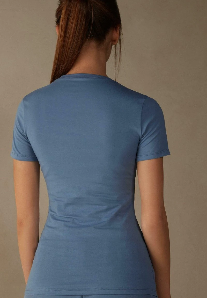 Intimissimi Damen MIT STRETCHANTEIL - Unterhemd/-shirt - Babyblau 4 Intimissimi Damen MIT STRETCHANTEIL - Unterhemd/-shirt - Babyblau – Bild 2