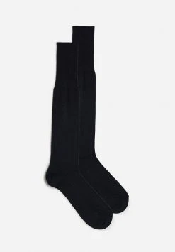 Intimissimi Herren Kniestrümpfe - Blue, Metallic Black, Dark Blue