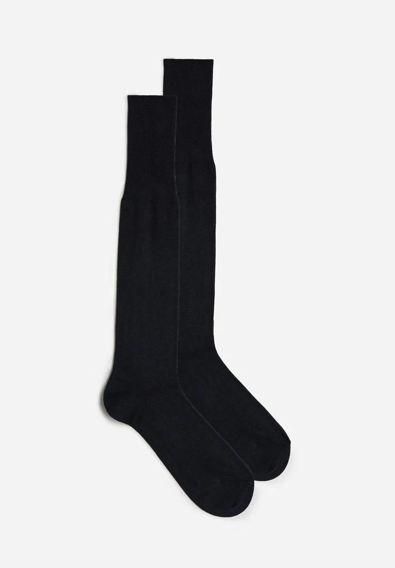 Intimissimi Herren Kniestrümpfe - Blue, Metallic Black, Dark Blue 3 Intimissimi Herren Kniestrümpfe - Blue, Metallic Black, Dark Blue