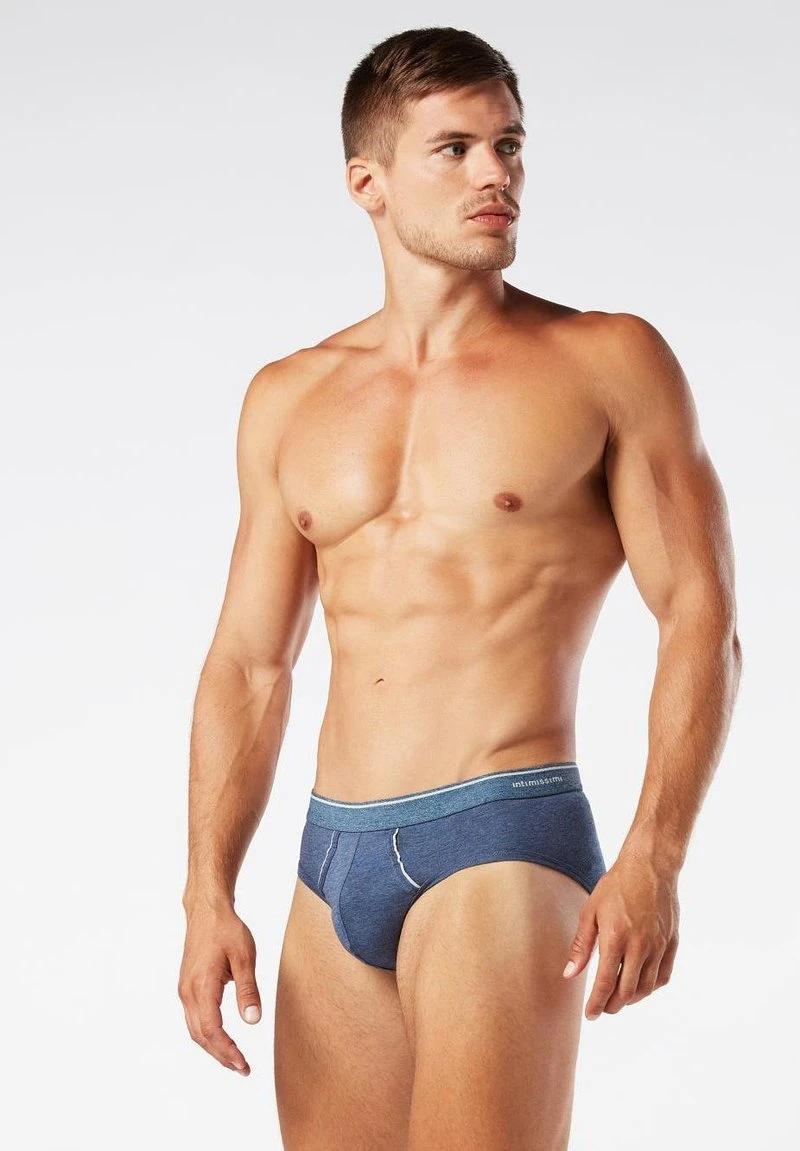 Intimissimi Herren MIT SICHTBAREM BUND - Slip - Denim Mel/grigio Chiaro Mel 3 Intimissimi Herren MIT SICHTBAREM BUND - Slip - Denim Mel/grigio Chiaro Mel