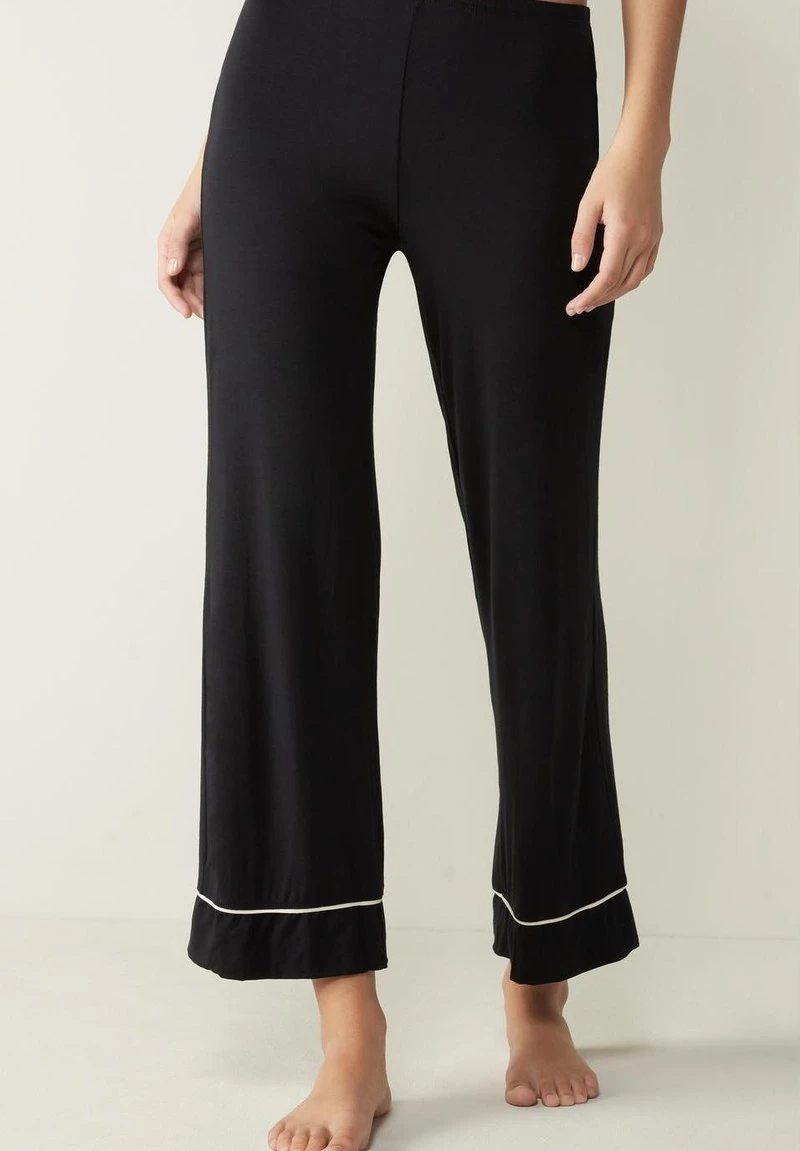 Intimissimi Damen PRETTY FLOWER - Nachtwäsche Hose - Nero/ivory 3 Intimissimi Damen PRETTY FLOWER - Nachtwäsche Hose - Nero/ivory