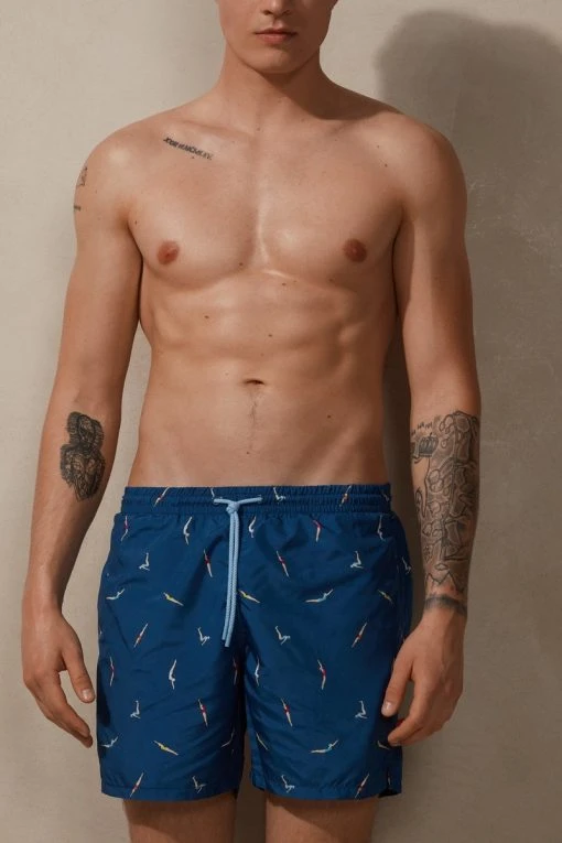 Intimissimi Herren Badeshorts - Blue Diving Print 8 Intimissimi Herren Badeshorts - Blue Diving Print -INTIMISSIMI Verkäufe e2fdc13e62a749558cfd85286fc72776